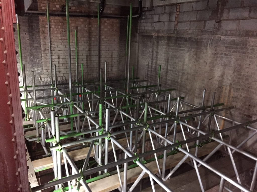 UCL Birdcage scaffold Alliance Intelligent Scaffolding